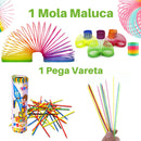 Kit 110 Jogo Pega Vareta Barato Presente Prenda Festa Junina Brincadeira de São João
