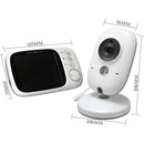 Baba Eletrônica Com Monitor Visão Noturna, Câmera c/ Audio Sensor de Temperatura MING