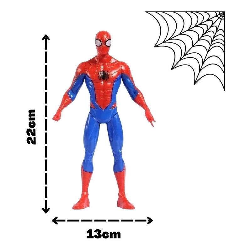 Homem Aranha Boneco Brinquedo Vingadores Articulado Grande 22 Cm