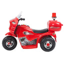 Moto Motinha Elétrica Infantil Com Som, Luz, Sirene de Polícia e Baú Zippy Toys