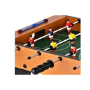 Jogo Futebol Pebolim Totó Mini Mesa com 6 hastes 18 Jogadores 70cm brinquedo infantil