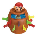 Kit 2 Brinquedos Jogo Crocodilo Jacaré Morde Dedo e Pula Pirata Barril