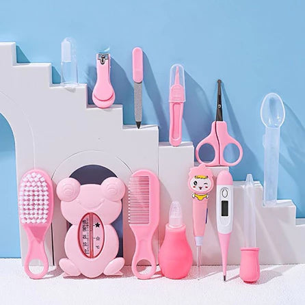 Kit 13 Higiene Cuidado Bebê Recém Nascido Essencial 13 Peças Cuidados Com O Bebê Recém