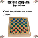 Jogos de Mesa 5x1 Xadrez, Dama, Ludo, Trilha, Jogo da Velha Educativos Jogos Classicos Zaramela