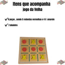 Jogos de Mesa 5x1 Xadrez, Dama, Ludo, Trilha, Jogo da Velha Educativos Jogos Classicos Zaramela