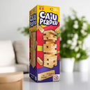 Jogo Jenga Caiu Perdeu Jogo Torre Madeira 54 Peças Desenvolve Coordenação Motora brinquedo