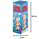 Jogo Jenga Caiu Perdeu Jogo Torre Madeira 54 Peças Desenvolve Coordenação Motora brinquedo