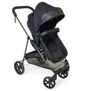 KIT Carrinho De Bebê + Bebê Conforto Passeio Napoli Moisés Travel System Preto Cobre Galzerano