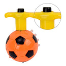 Pião Bola Musical Luminoso Com Luz e Som Lançador Automatico em Formato de Bola