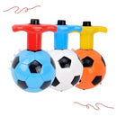 Pião Bola Musical Luminoso Com Luz e Som Lançador Automatico em Formato de Bola