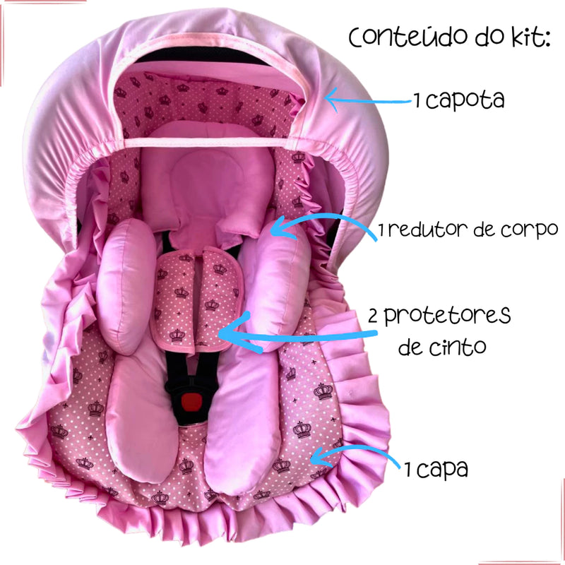 Kit Capa Bebê Conforto Completo Galzerano Cosco Burigotto Voyage Safety 1 st TUTTY BABY Maxi Cosi