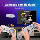 Videogame retrô SF900 Super Nintendo 5000 Game + 2 controles sem fio para videogame de 8 bits