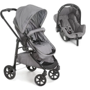 KIT Carrinho De Bebê + Bebê Conforto Passeio Galzerano Olympus Moisés 3 em 1 Travel System