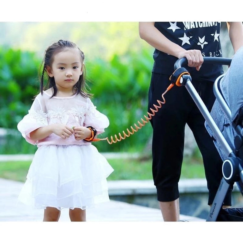 Pulseira de Segurança Infantil c/ Cordão Guia De Pulso Anti Perdido Criança Bebê