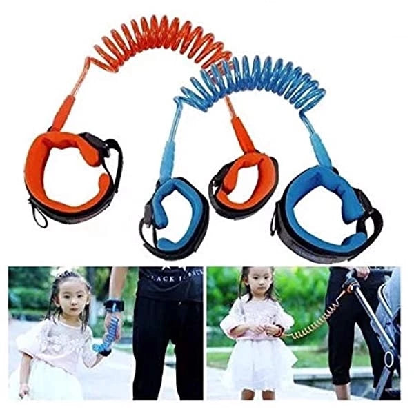 Pulseira de Segurança Infantil c/ Cordão Guia De Pulso Anti Perdido Criança Bebê