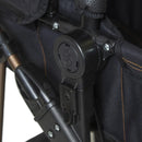 KIT Carrinho De Bebê + Bebê Conforto Passeio Napoli Moisés Travel System Preto Cobre Galzerano