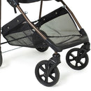 KIT Carrinho De Bebê + Bebê Conforto Passeio Napoli Moisés Travel System Preto Cobre Galzerano